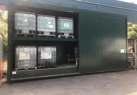 Thermisch geïsoleerde opslagcontainer