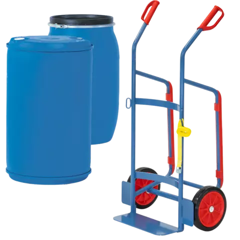 Vatensteekwagen kunststof vat