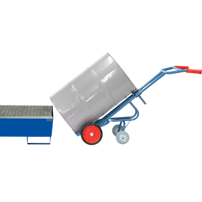 Vatensteekwagen met lekbak