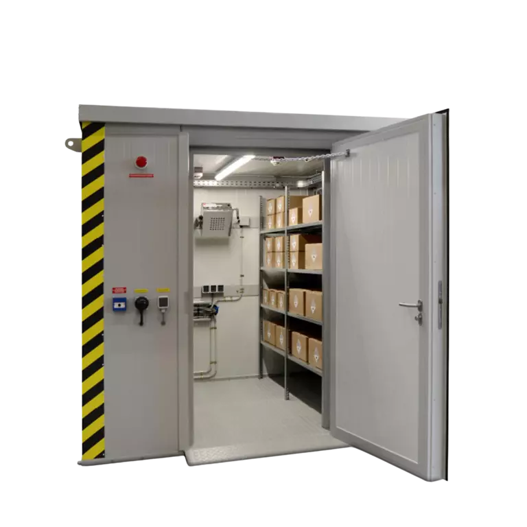 Brandwerende lithium container