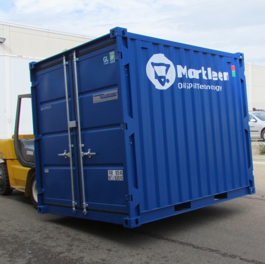 Containers voor oliekeerschermen - Protecta Solutions
