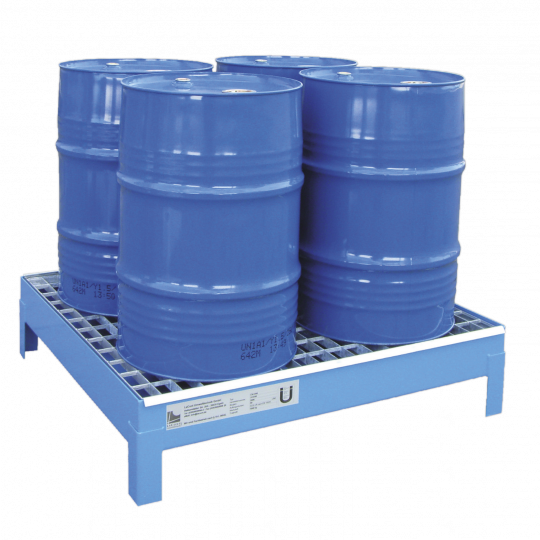 Stalen opvangbak voor 60 liter vaten - Protecta Solutions