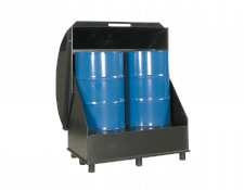Kunststof opslagdepot HDPE voor vaten - Protecta Solutions